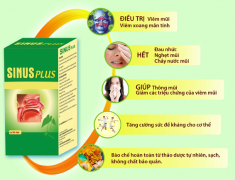 Công dụng của Viên uống thảo dược viêm xoang viêm mũi – Sinus Plus